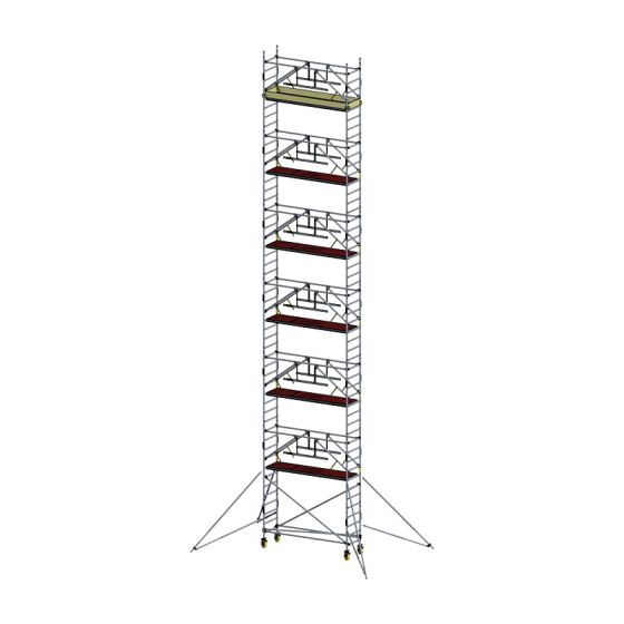 Alu Fahrgerüst Mod. D neue Norm SAFE - Breite: 0,70 m - Gerüstl.: 3,05 m, Arbeitsh.: 14,30 m