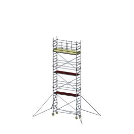 Alu Fahrgerüst Mod. D neue Norm MOBILE - Breite: 0,70 m - Gerüstl.: 3,05 m, Arbeitsh.: 8,30 m