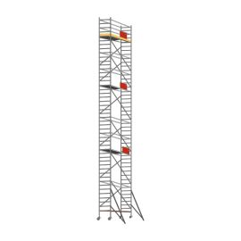 Alu Fahrgerüst Mod. D Standardausführung - Breite: 0,70 m - Gerüstl.: 2,50 m, Arbeitsh.: 14,30 m