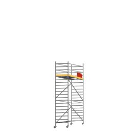 Alu Fahrgerüst Mod. E Standardausführung - Breite: 1,30 m - Gerüstl.: 2,50 m, Arbeitsh.: 6,30 m