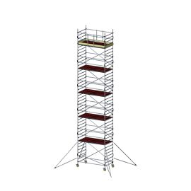 Alu Fahrgerüst Mod. E neue Norm MOBILE - Breite: 1,30 m - Gerüstl.: 2,50 m, Arbeitsh.: 12,30 m